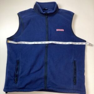 Vineyard Vines Men’s Fleece Vest Size Medium Navy